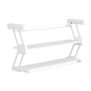 富百纳厨房橱柜下拉式可折叠置物架吊柜备菜备餐双层伸缩储物架