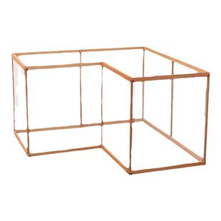 毛孩宠物狗狗围栏亚克力实木可加盖猫隔离栅栏透明狗笼子小型犬用