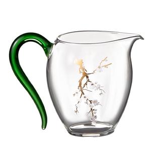 容山堂变色玻璃公道杯绿茶杯2025新款分茶器茶盅茶具泡茶公杯茶海