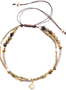 波西米亚多层串珠手链