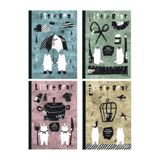 日本kokuyo国誉插画师系列设计本A5简约创新少女学生用清新横线本子可爱创意动画卡通B5笔记本文具