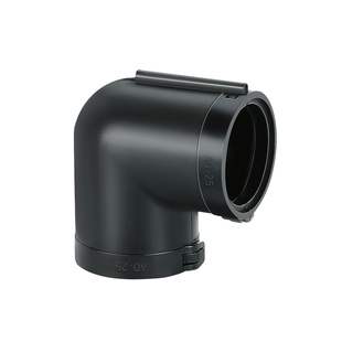 温州塑料波纹管PA66尼龙直角弯通接头可开式线束90度等径开口弯头