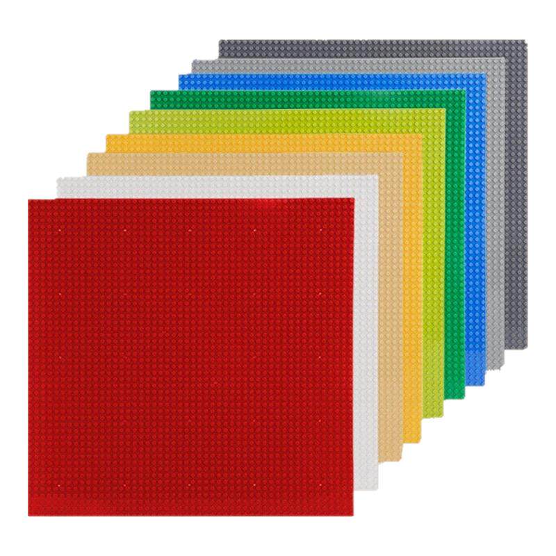 高品质4186a小颗粒积木底板50x50点积木墙 40x40cm大尺寸积木板