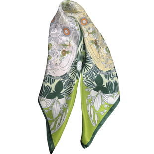 田栩宁同款真丝53小方巾100%桑蚕丝护颈领巾百搭围巾发带绑包装饰