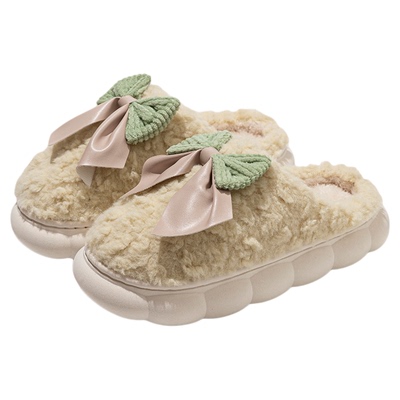 棉拖鞋女款秋冬季2025新款加绒室内居家居可爱保暖毛绒拖鞋女冬天
