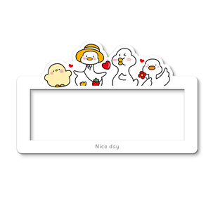 开关边框保护套亚克力创意卡通小狗插座遮挡装饰家用客厅卧室防脏