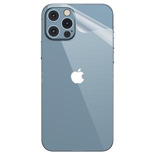 适用iphone14手机透明后膜苹果13promax水凝软膜14pro后盖12保护mini背面贴11max后壳xr贴纸x全包xs后屏背膜