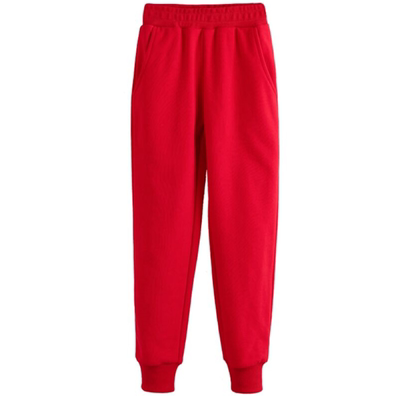 男女童小学生红色运动裤藏青校裤