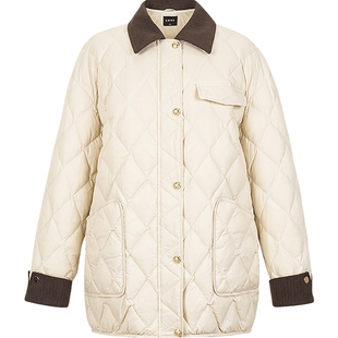 KBNE【90绒】巴恩风羽绒服女冬季气质新款短款外套爆款加厚小个子