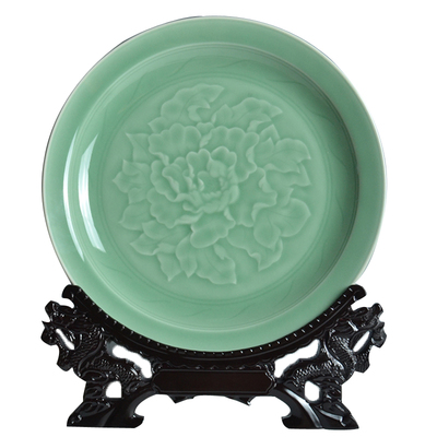 龙泉青瓷墙面客厅玄关乔迁礼品