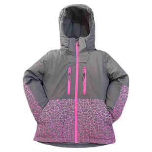 出口欧美儿童滑雪服加厚棉服外套户外防风防水冲锋衣女童保暖棉袄