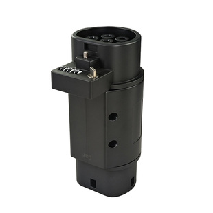 港车北上充电转换头国标枪GBT桩转欧标TYPE2汽车适用比亚迪特斯拉