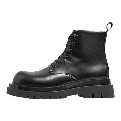 MRA高帮德比鞋厚底马丁靴