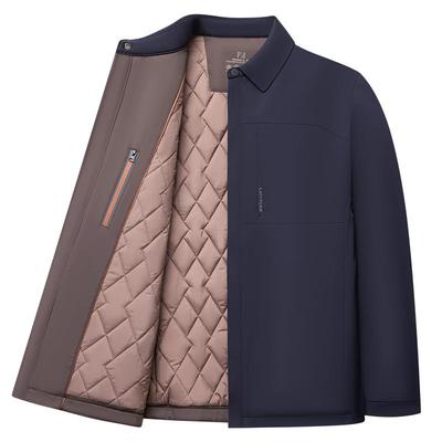 梦特娇桑蚕丝填充棉服行政夹克厚