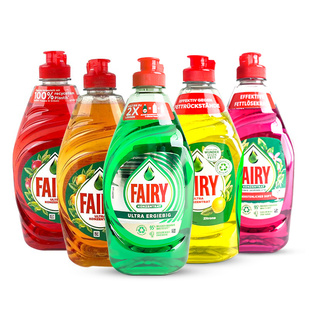 德国进口Fairy餐具浓缩洗洁精 450ml*3瓶 无磷可洗果蔬奶瓶玩具