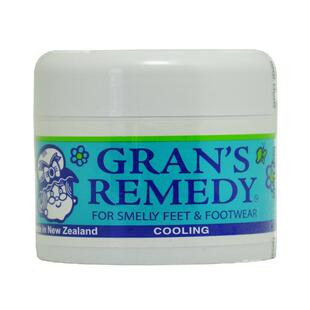 新西兰进口Gran's remedy老奶奶鞋袜除臭粉臭鞋汗臭除臭粉脚50g