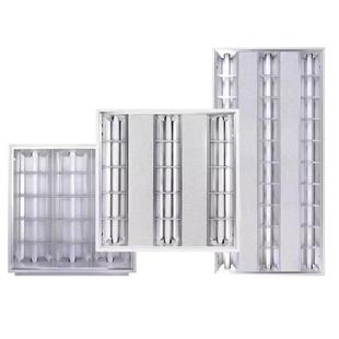 T8led格栅灯300x1200T5嵌入式600*600明装灯盘 平板灯办公室吊顶