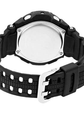适配卡西欧G-SHOCK黑色橡胶表带