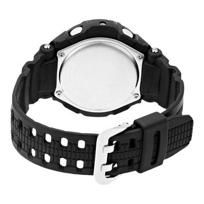 适配卡西欧G-SHOCK黑色橡胶表带