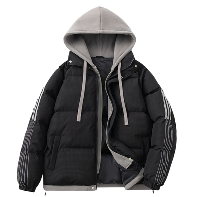 回力假两件羽绒棉服男冬季2024