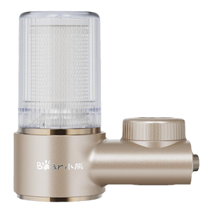 小熊水龙头净水器前置过滤器家用自来水过滤水净化器厨房滤芯除氯
