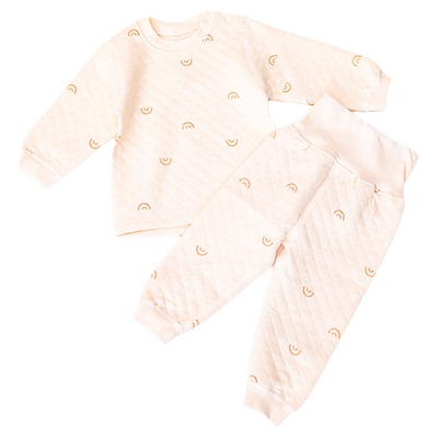 娃丽比三保暖夹丝棉空气棉套装