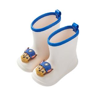 汪汪队儿童雨鞋加绒秋冬季新款男童女童防滑水鞋宝宝保暖防水雨靴