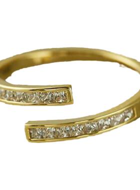 女甜美活口戒指不伤手，不掉色