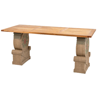 匠心坊中式院子布置庭院茶桌户外休闲区桌椅花园茶桌室外茶几桌子