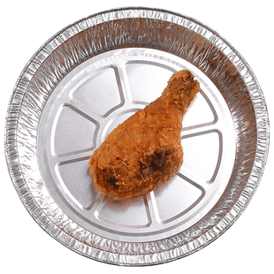 空气炸锅专用锡纸盘盒家用食品级烘焙硅吸油纸烧烤箱食物锡箔纸碗