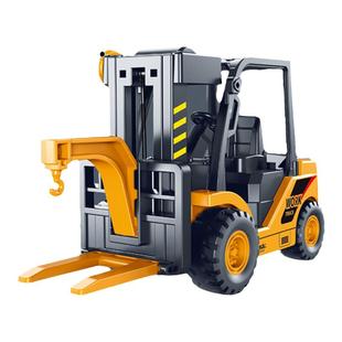 叉车玩具儿童大号工程车装卸车男孩起吊车模型可升降货车搬运汽车