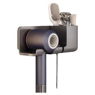 吹风机置物架免打孔卫生间电吹风挂架浴室壁挂式风筒支架收纳神器