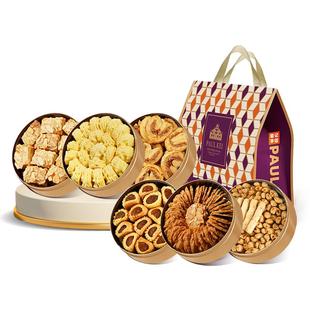 【澳门葡记小金盒手信年货大礼包】薄脆千层酥曲奇饼干零食品特产