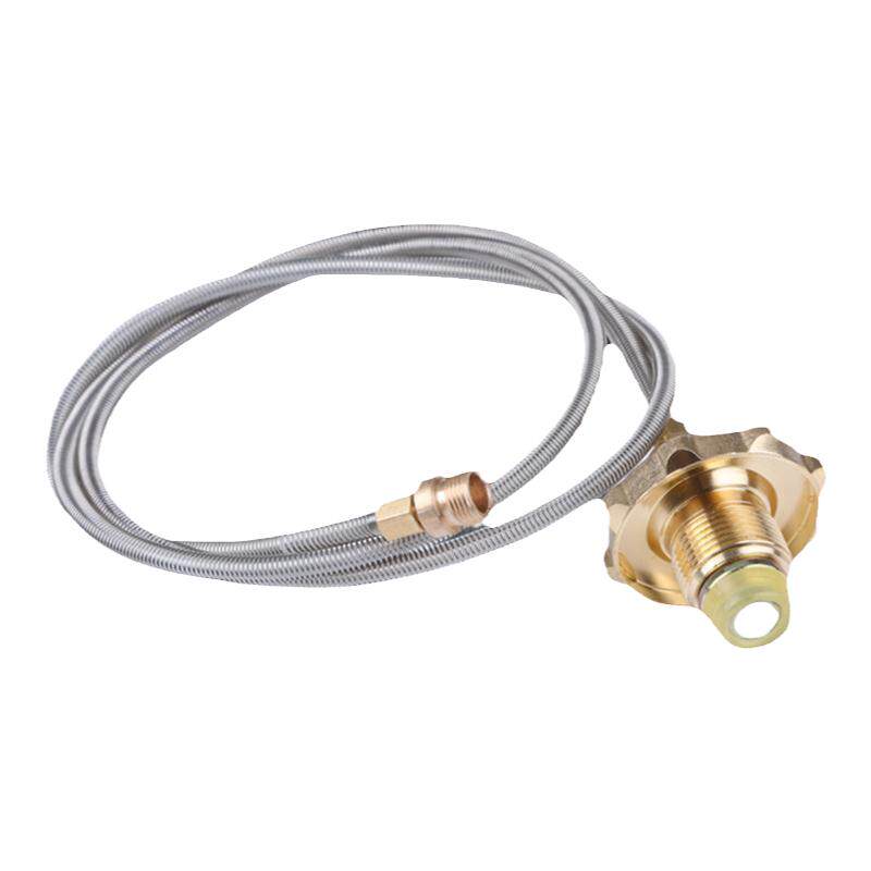 新款煤气罐转接管户外炉头炉具使用家用液化气瓶连接管钢罐转换头