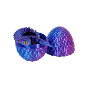 夜光3d打印玩具蛇蛋套装2025新款小蛇玩具摆件可活动关节动物模型