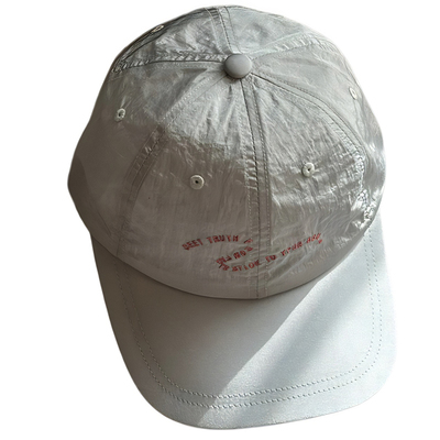 加长宽檐小英文刺绣速干棒球帽子