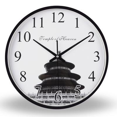 康巴丝金属简约玻璃宾馆大堂时钟