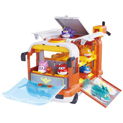 奥迪双钻超级飞侠恐龙基地变形车