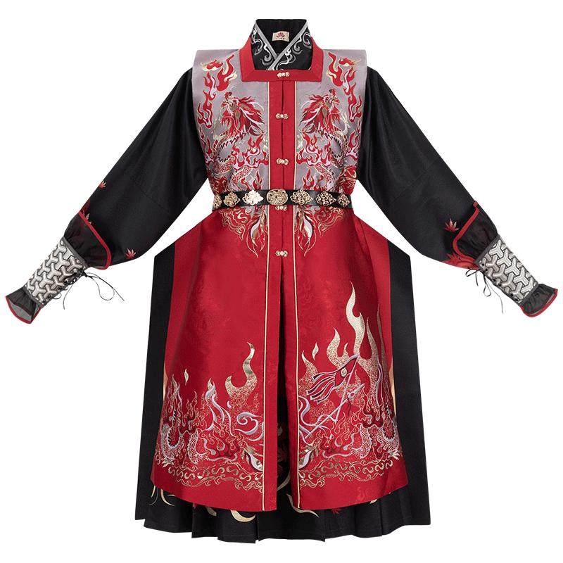 【正版授权】剑网3X汉尚华莲天策衍生汉服男女同款望西京罩甲不补