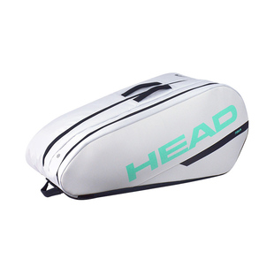 正品HEAD海德网球包法网限量版德约科维奇单双肩包白绿色网球拍包