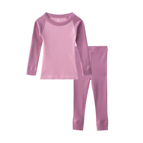 Natvig挪威100%羊毛保暖内衣儿童贴身男女宝宝秋衣裤打底加厚耐磨