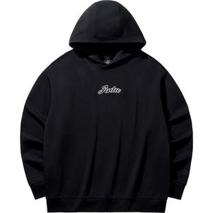 安踏情侣款连帽卫衣2025冬季休闲男女同款百搭套头衫长袖针织上衣