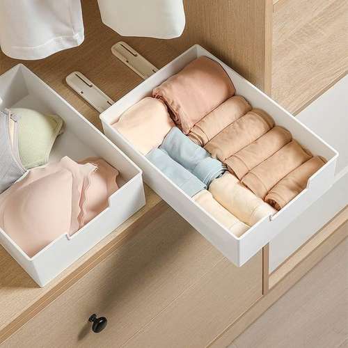 新品 8084 矮抽 柜板抽 轨道抽屉 收纳盒 收纳抽屉 分类收纳整理