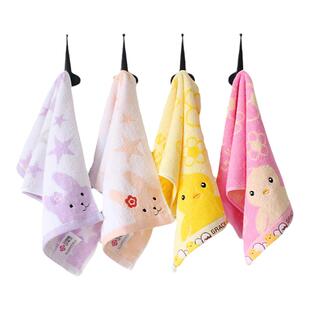 洁丽雅儿童毛巾纯棉100全棉洗脸家用男女宝宝专用洗澡吸水小毛巾