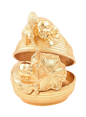 原装李居明2026马年吉祥物[九运大金箩]摆件客厅办公正北方装饰