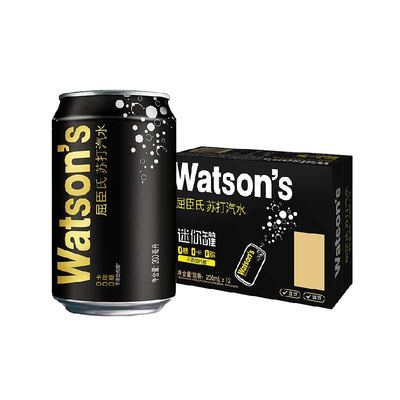 屈臣氏原味苏打水200ml*12罐