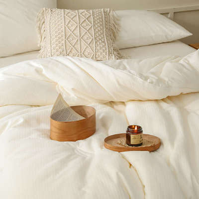 A类全棉大豆纤维被春秋子母被子被芯二合一冬被冬天加厚保暖四季