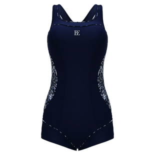 BE范德安2026竞速泳衣遮肚防晒平角连体女士大码专业游泳衣女新品