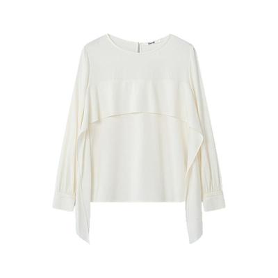 【防皱真丝面料】Laurel劳芮新款淡人真丝上衣LWL361C00200