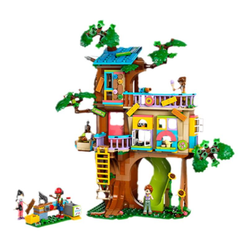LEGO乐高好朋友系列42652欢聚友谊树屋益智拼搭儿童积木玩具